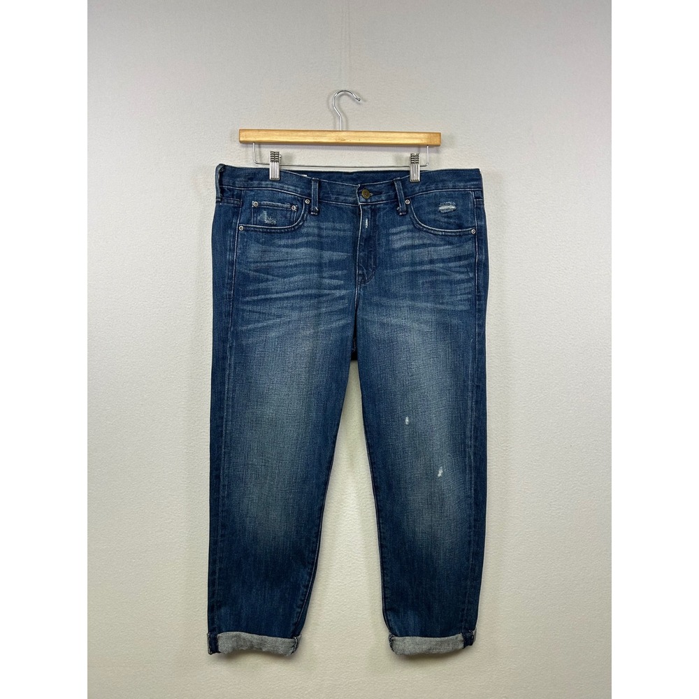 Casual Distressed Gap 1969 Womens 31/12 Blue Sexy Boyfriend Flap Pocket Jeans